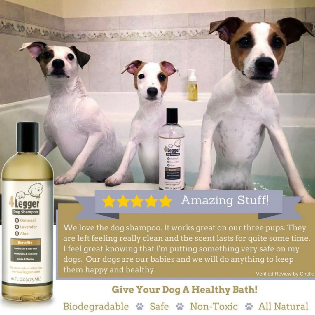 4-Legger Organic Oatmeal Shampoo | Lavender