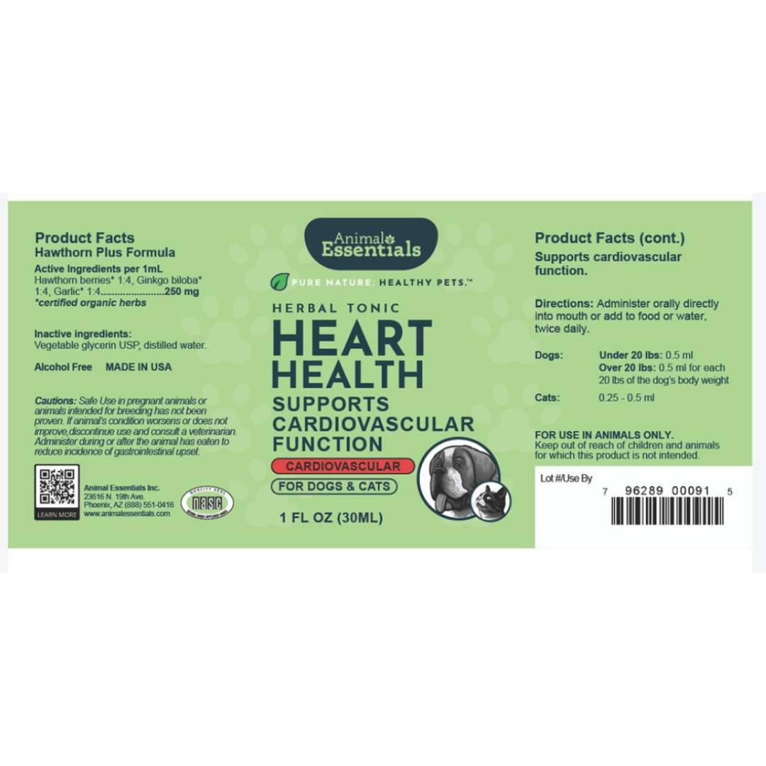 Animal Essentials Heart Health | Natural Cardiovascular Support