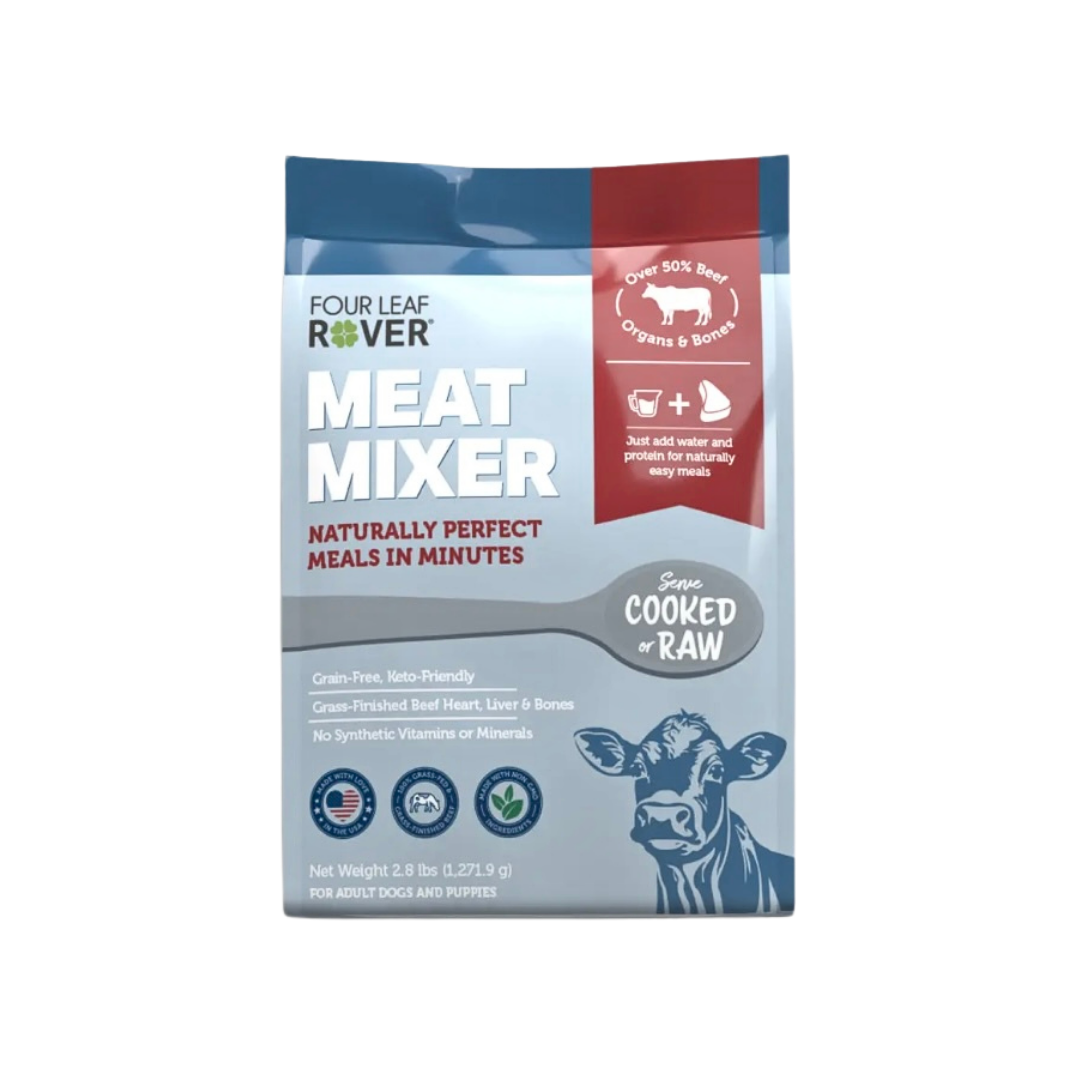 Four Leaf Rover Meat Mixer | Whole Food Base Mix for Balanced Nutrition