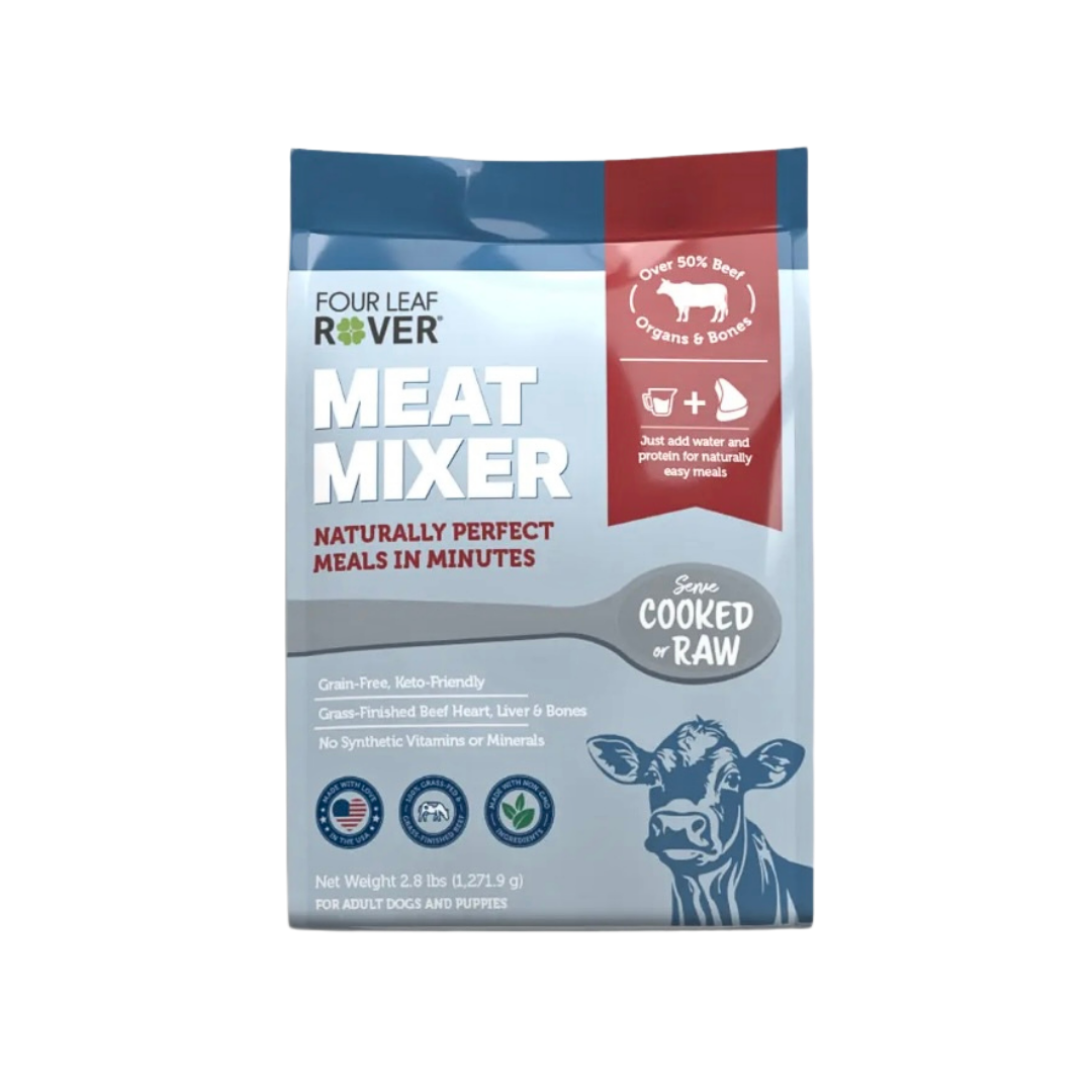 Four Leaf Rover Meat Mixer | Whole Food Base Mix for Balanced Nutrition