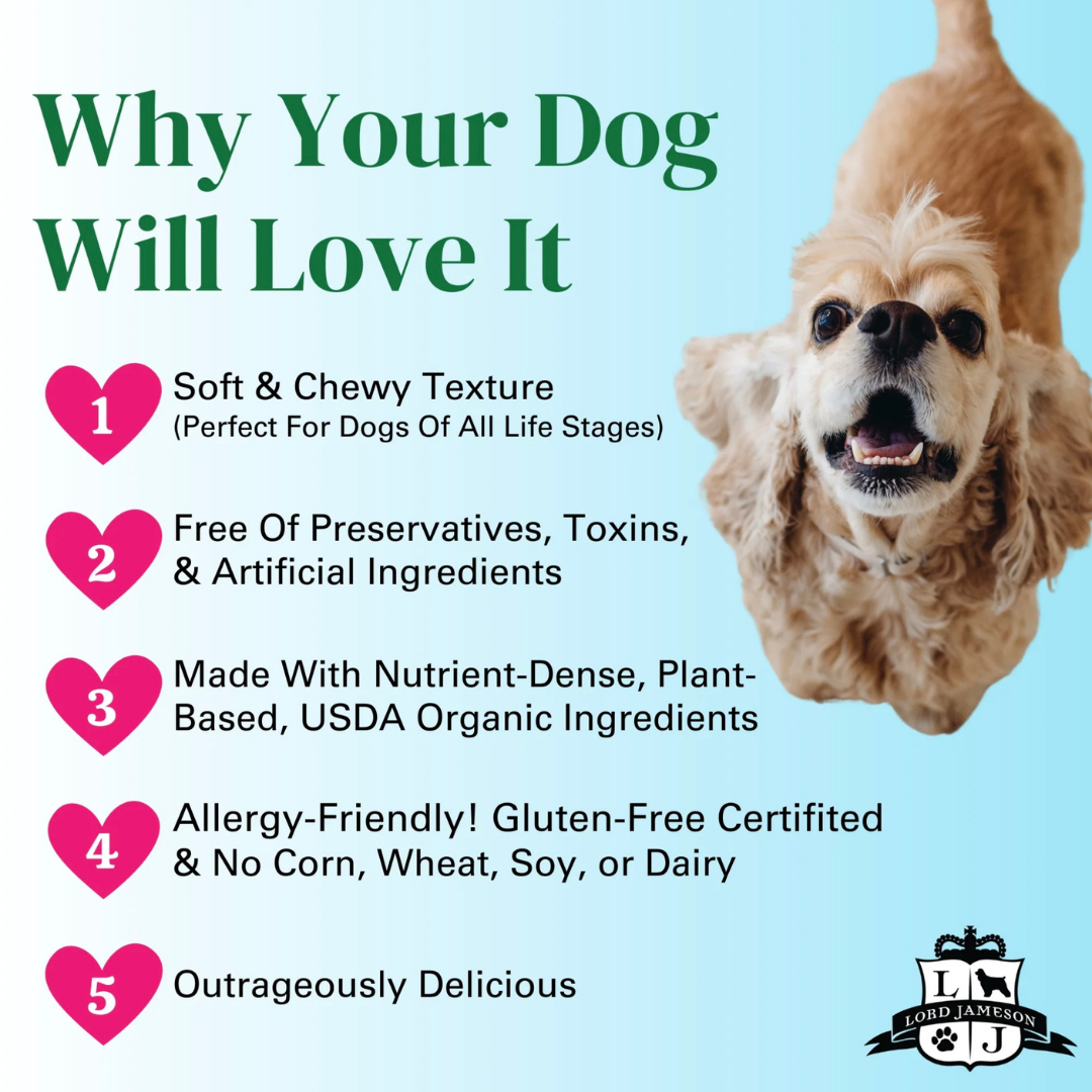 Lord Jameson Organic Treats | Savory + Sweet
