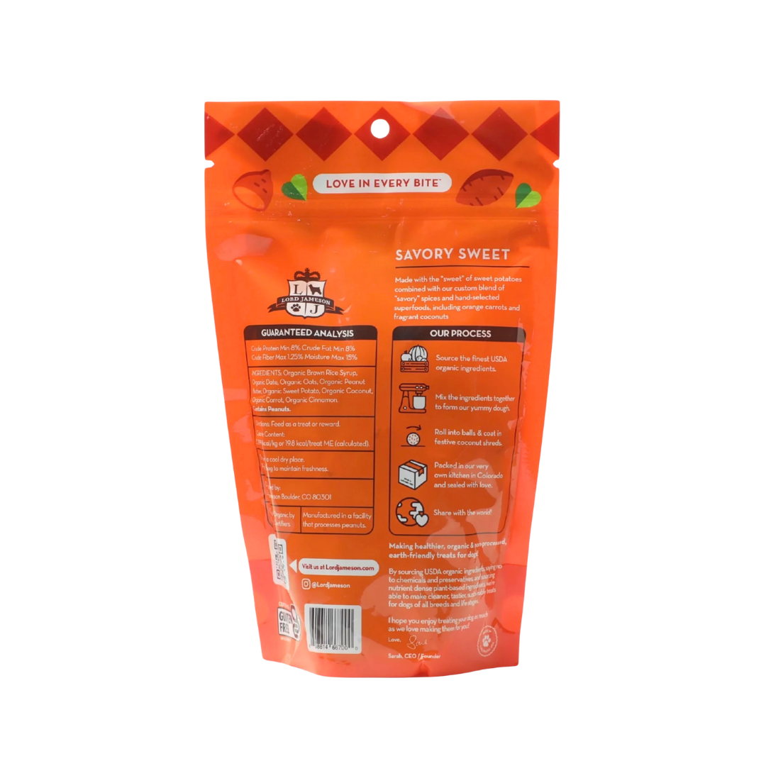 Lord Jameson Organic Treats | Savory + Sweet