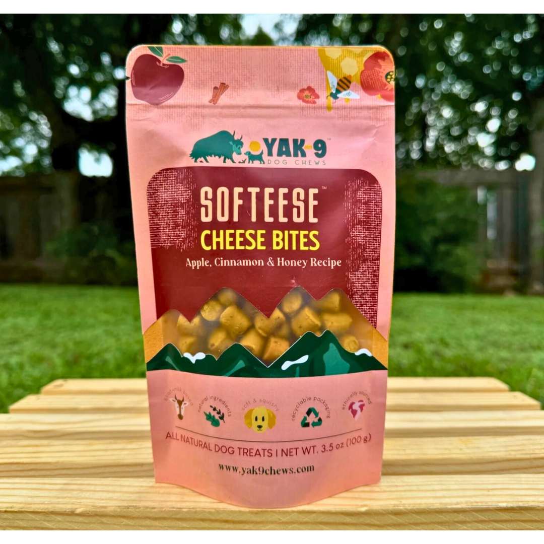 Yak9 Softeese Yak Cheese Bites | Apple Cinnamon