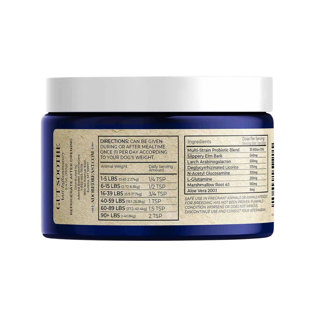 Adored Beast Gut Soothe | Anti-Inflammatory Soothing Gut Repair