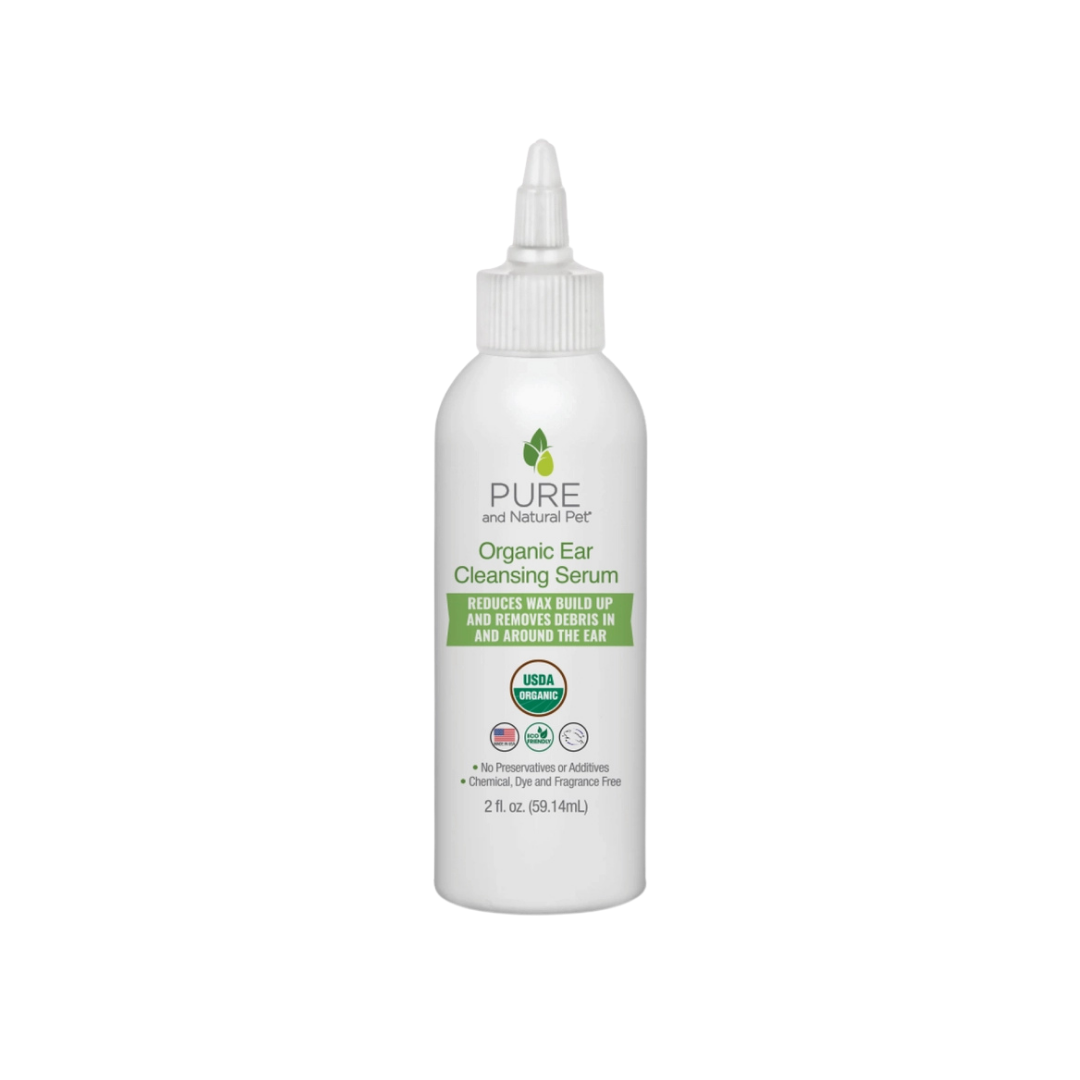 Pure and Natural Pet Organic Ear Cleansing Serum