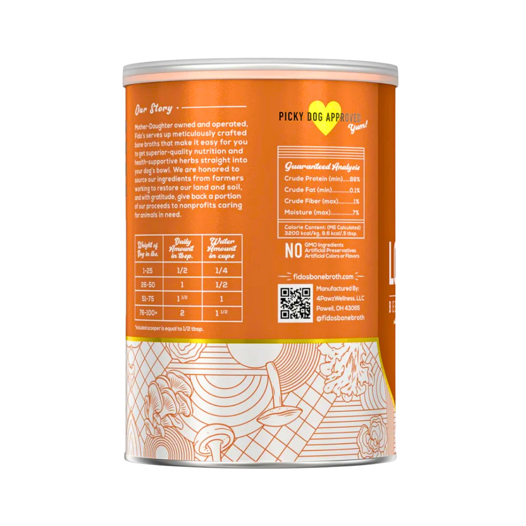 Fido’s Dehydrated Bone Broth Powder | Longevity