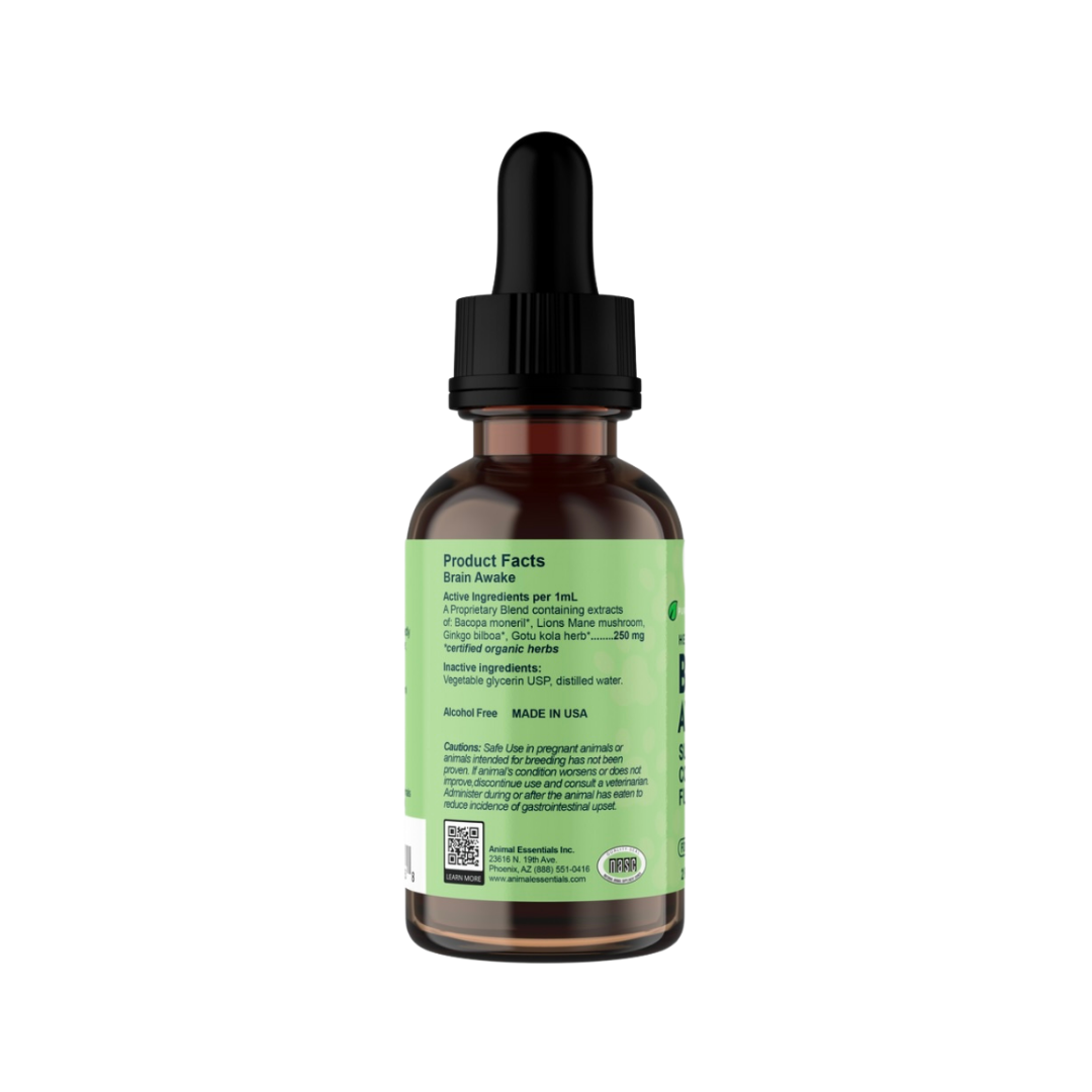 Animal Essentials Brain Awake | Natural Cognitive + Nerve Support