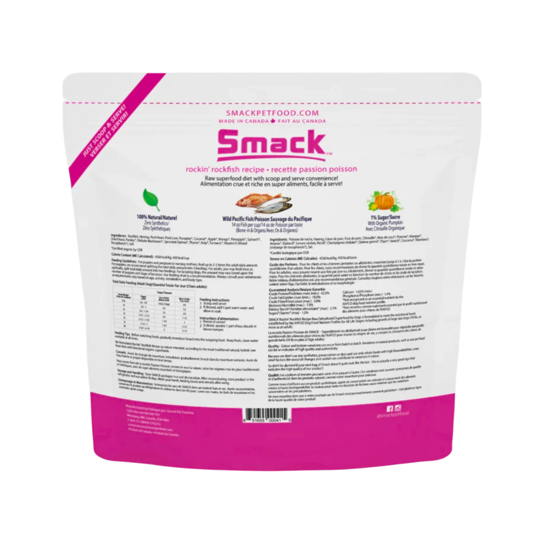 Smack Raw Dehydrated Superfood | Rockin' Rockfish