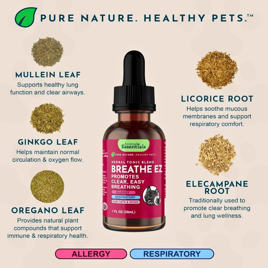 Animal Essentials Breathe EZ | Natural Respiratory + Allergy Relief