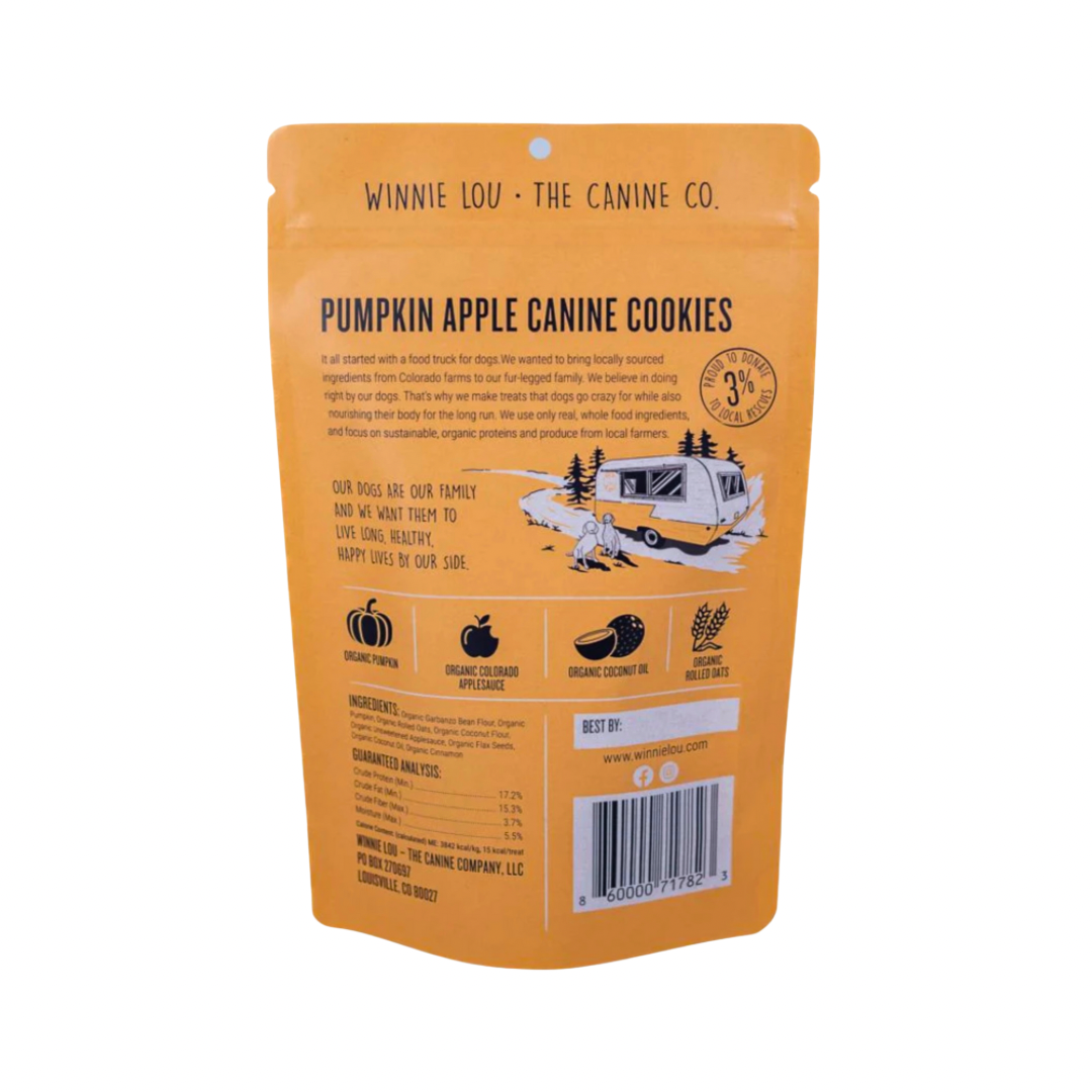 Winnie Lou Pumpkin Apple Canine Cookies
