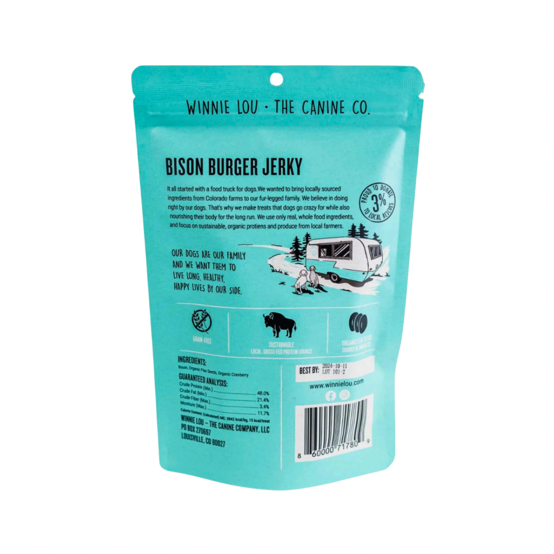 Winnie Lou Bison Burger Jerky