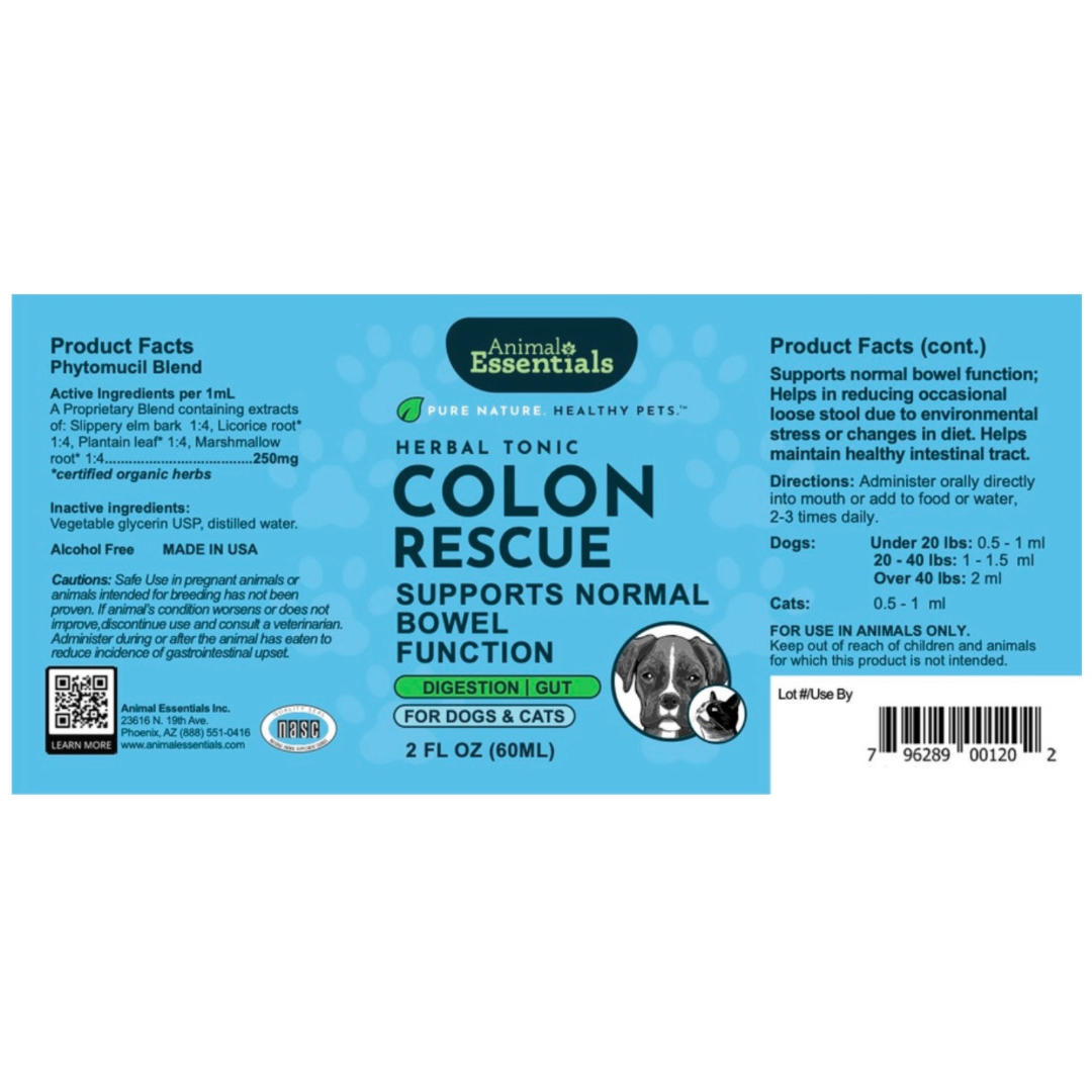 Animal Essentials Colon Rescue | Soothing Digestive Support
