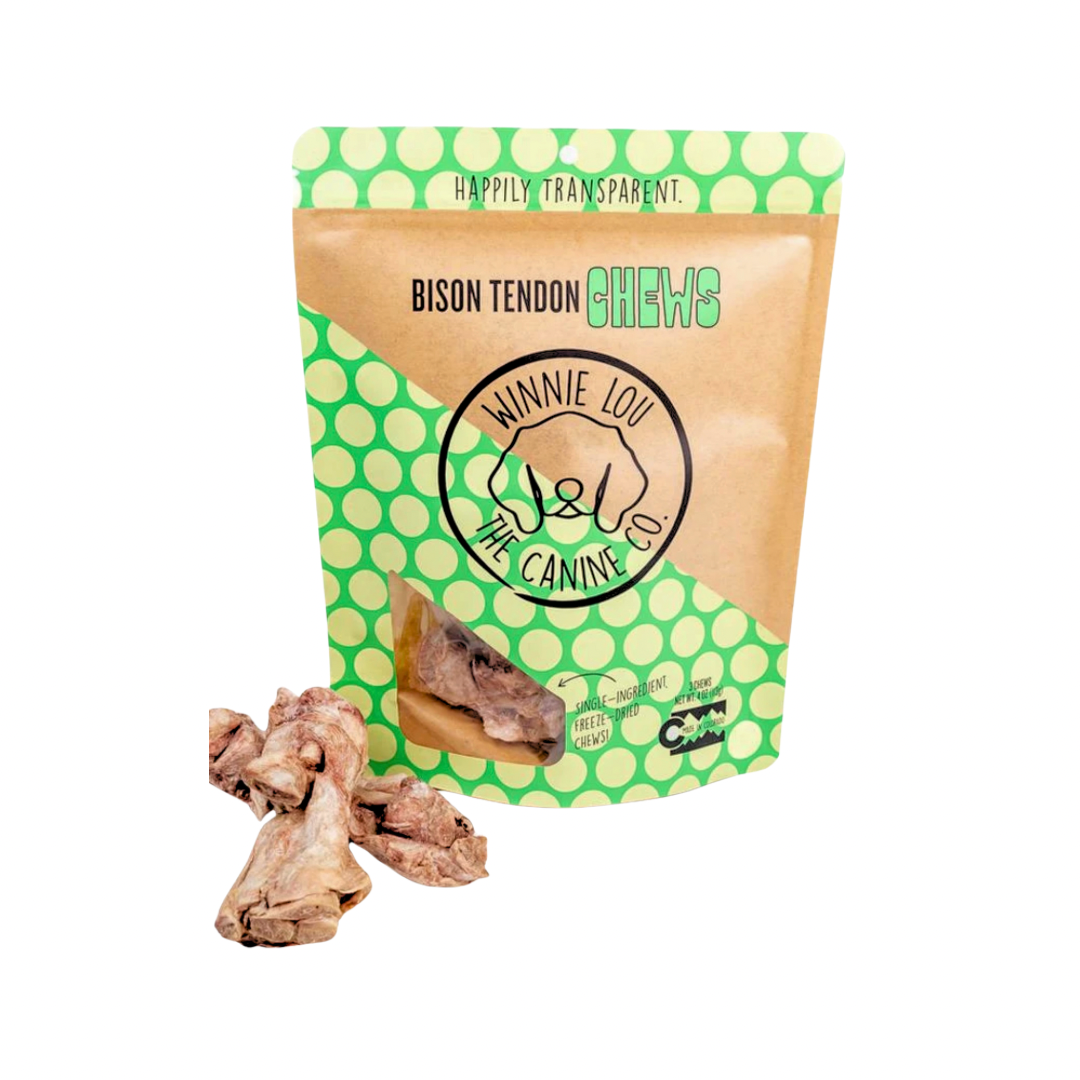 Winnie Lou Bison Tendon Chews | Natural Chew for Joint & Dental Health