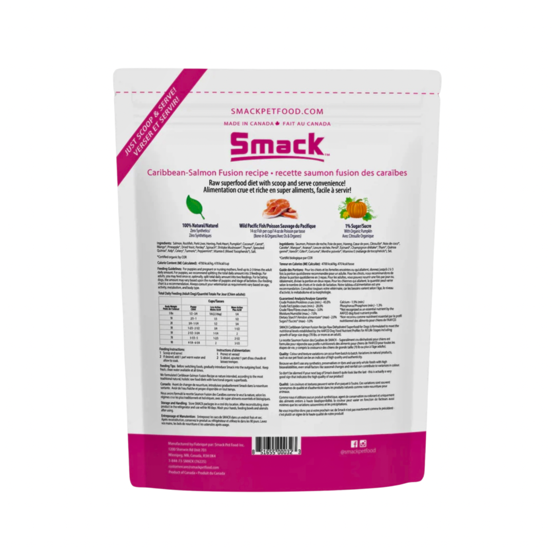 Smack Raw Dehydrated Superfood | Caribbean-Salmon Fusion