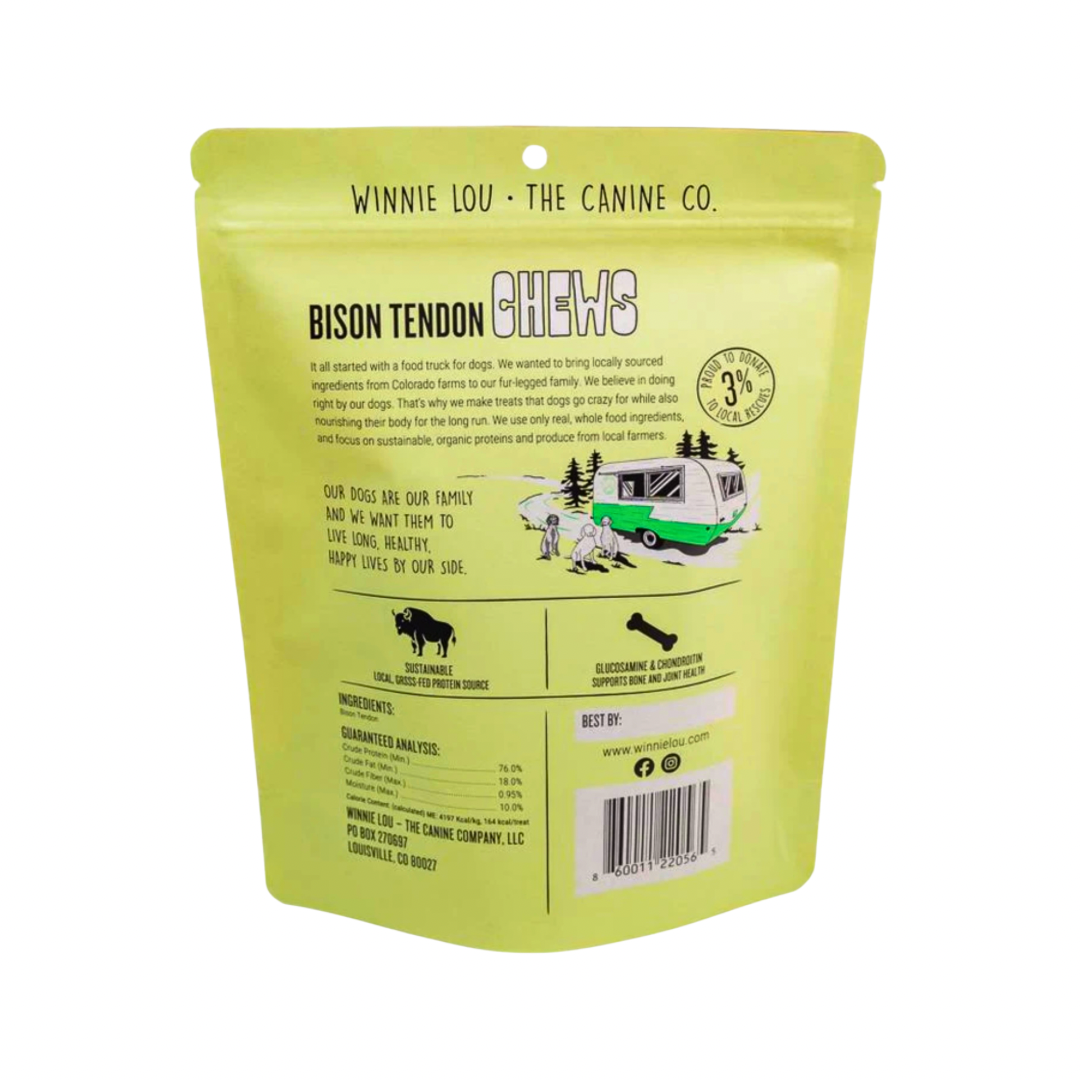 Winnie Lou Bison Tendon Chews | Natural Chew for Joint & Dental Health
