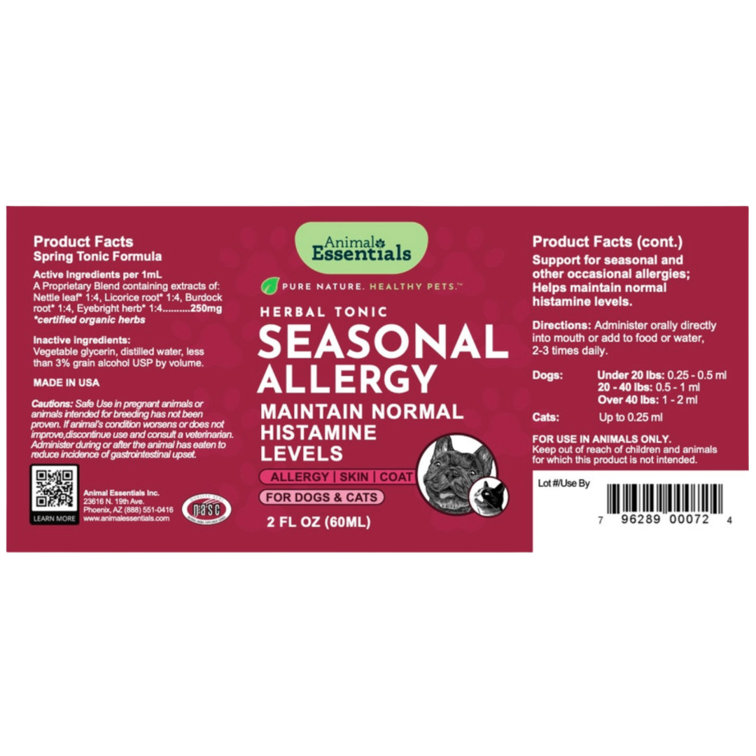 Animal Essentials Seasonal Allergy | Natural Allergy Relief