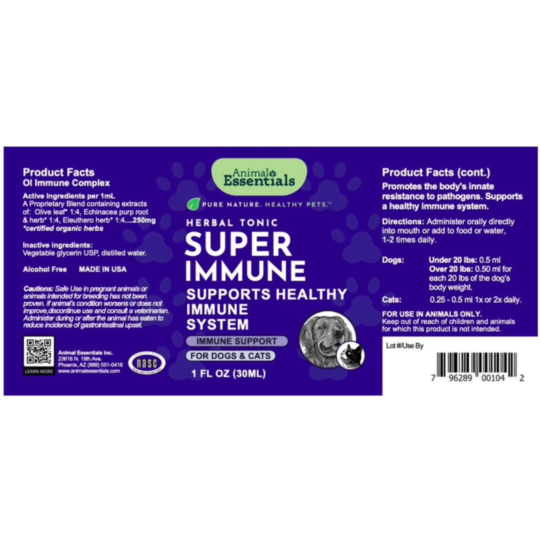 Animal Essentials Super Immune | Comprehensive Immune + Wellness Boost