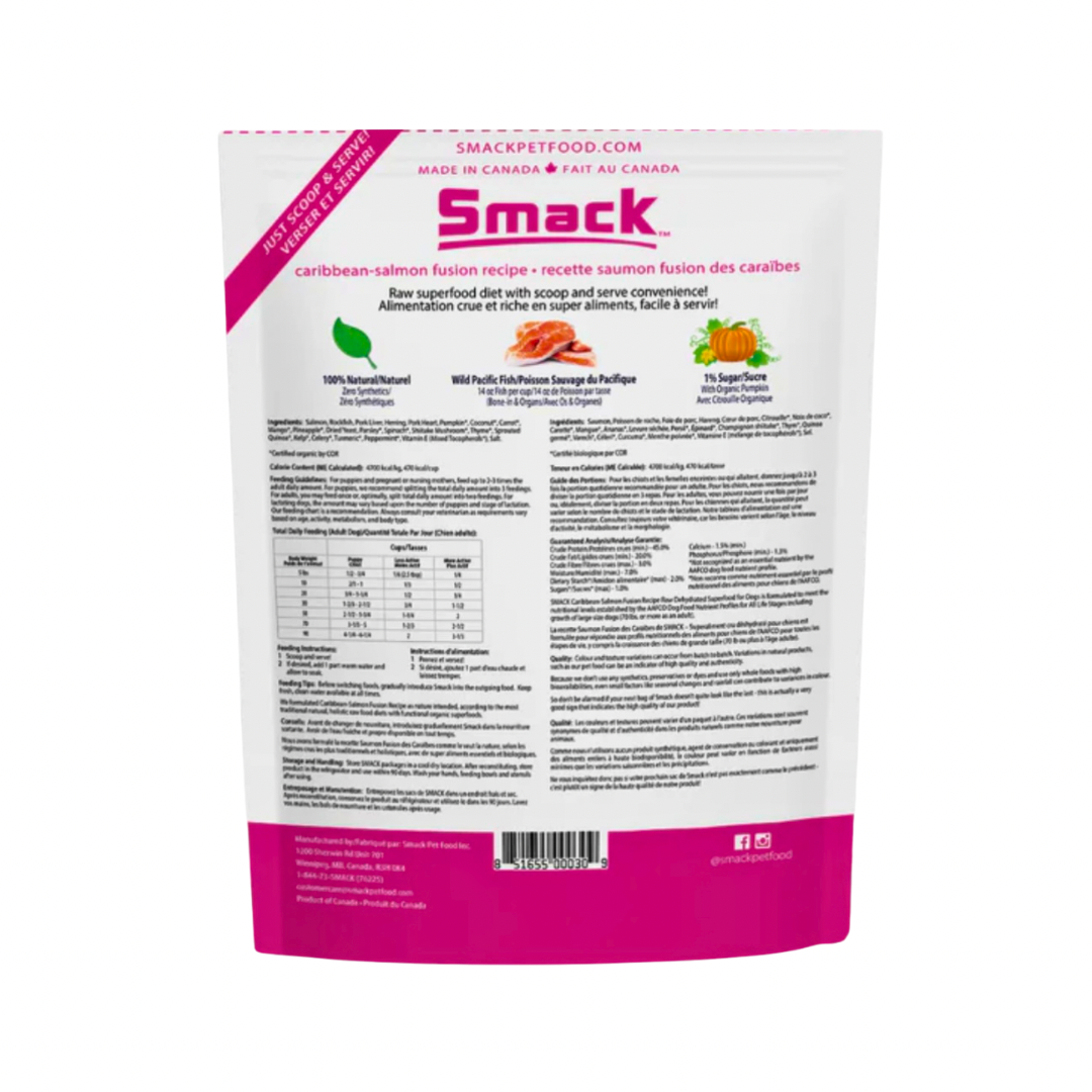 Smack Raw Dehydrated Superfood | Caribbean-Salmon Fusion