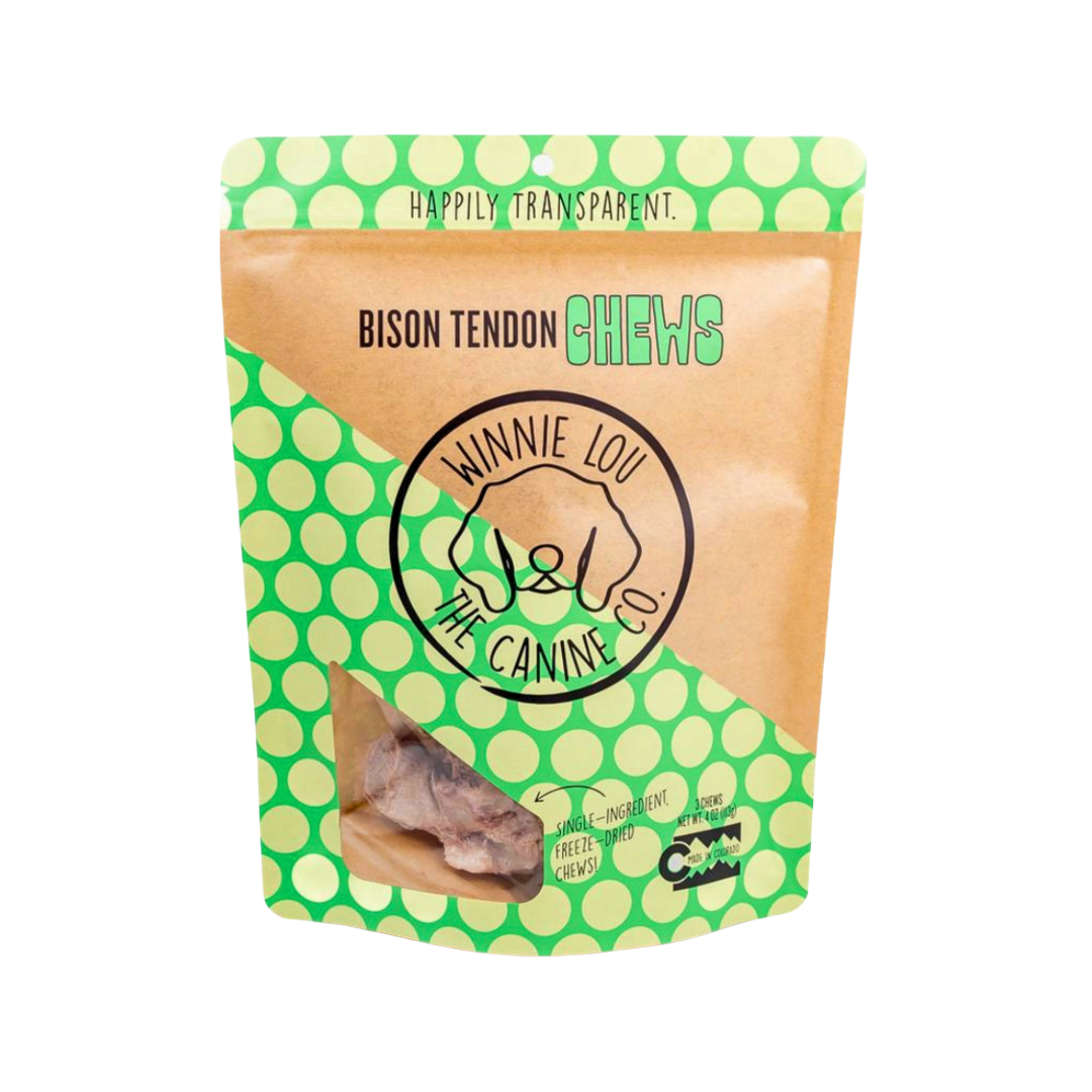 Winnie Lou Bison Tendon Chews | Natural Chew for Joint & Dental Health