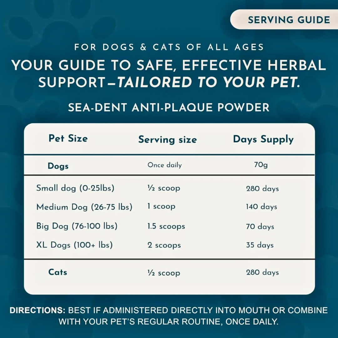 Animal Essentials SeaDent | Plaque + Tartar Control