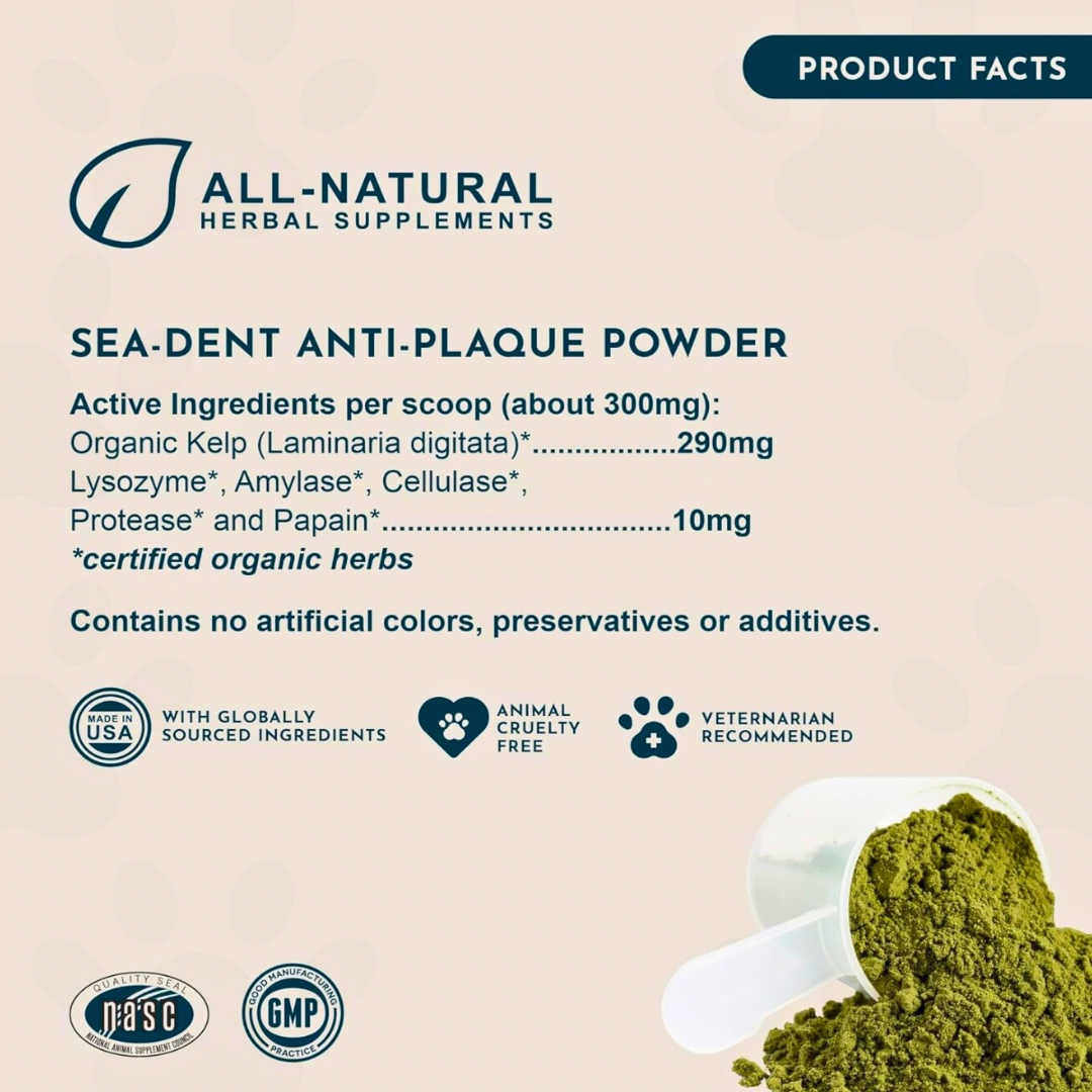 Animal Essentials SeaDent | Plaque + Tartar Control
