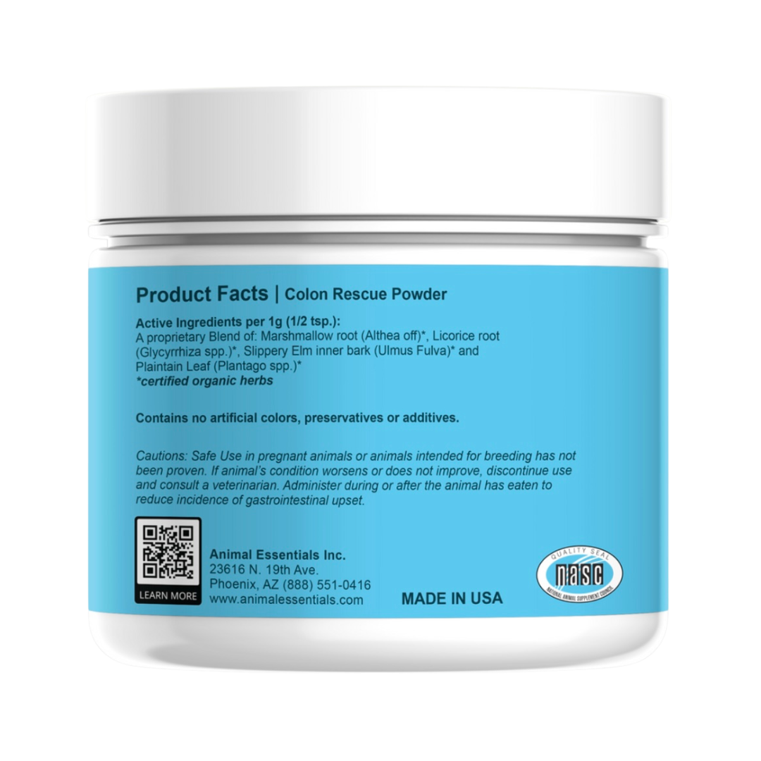Animal Essentials Colon Rescue Powder | Soothing Digestive Support