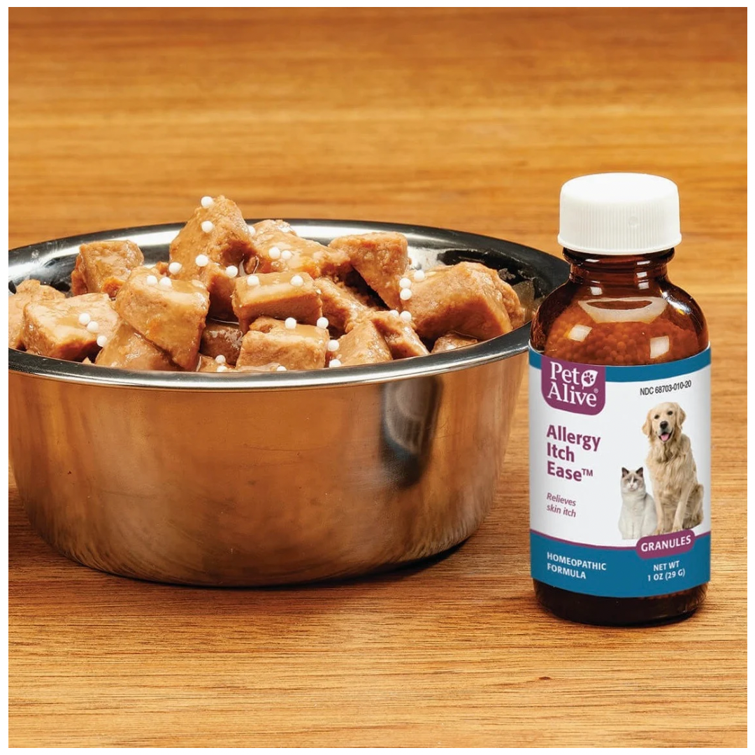 Pet Alive Allergy Itch Ease | Homeopathic Itch + Allergy Support