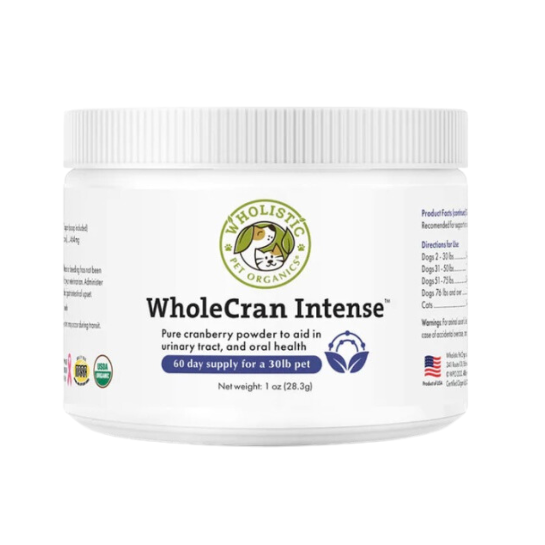 Wholistic Pet Organics WholeCran Intense | Natural Urinary Tract + Kidney Support