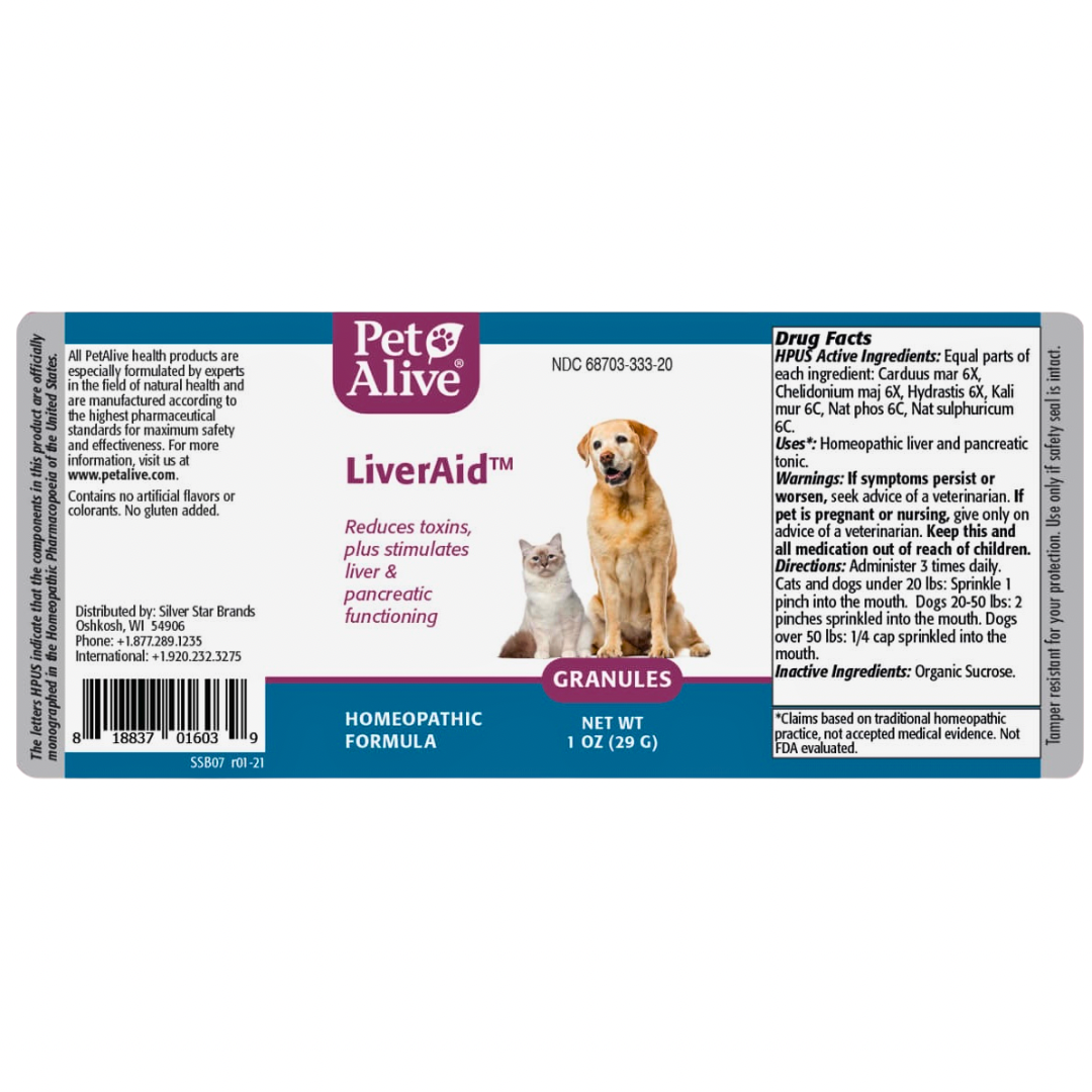 Pet Alive LiverAid | Homeopathic Detox + Liver Support