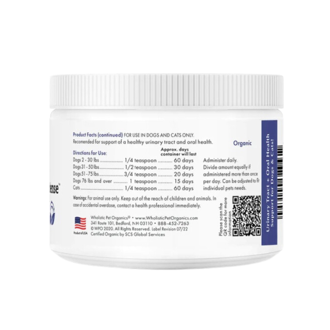 Wholistic Pet Organics WholeCran Intense | Natural Urinary Tract + Kidney Support