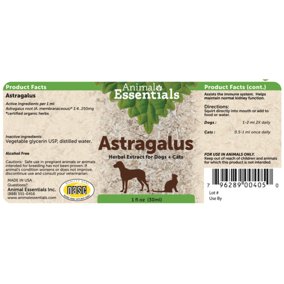 Animal Essentials Astragalus | Immune + Kidney Support