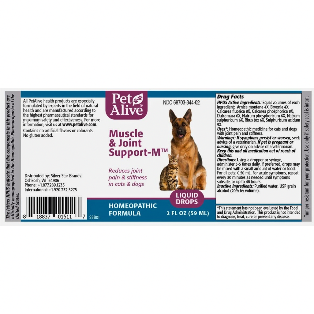 Pet Alive Muscle & Joint Support | Homeopathic Arthritis Support