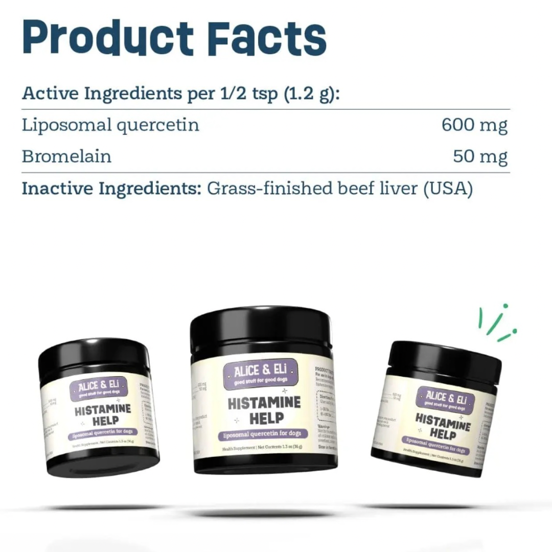 Alice & Eli Histamine Help | Natural Allergy + Histamine Support
