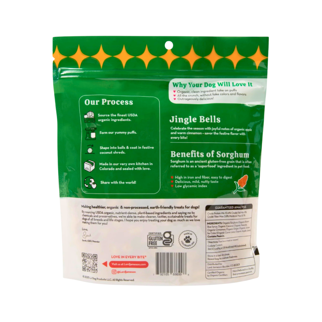 Lord Jameson Organic Love Puffs | Jingle Bells