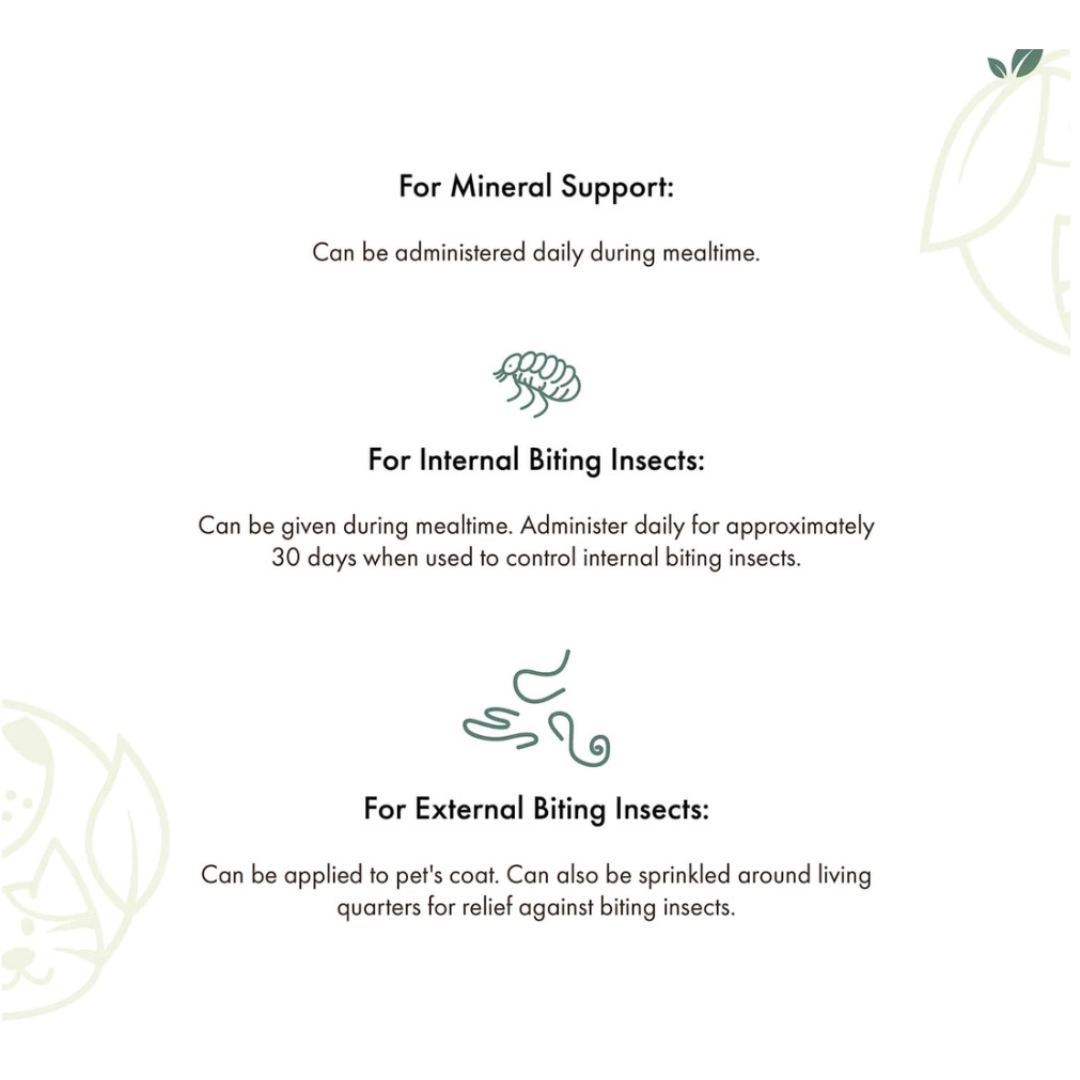 Wholistic Pet Organics Diatomaceous Earth | Natural Parasite Control