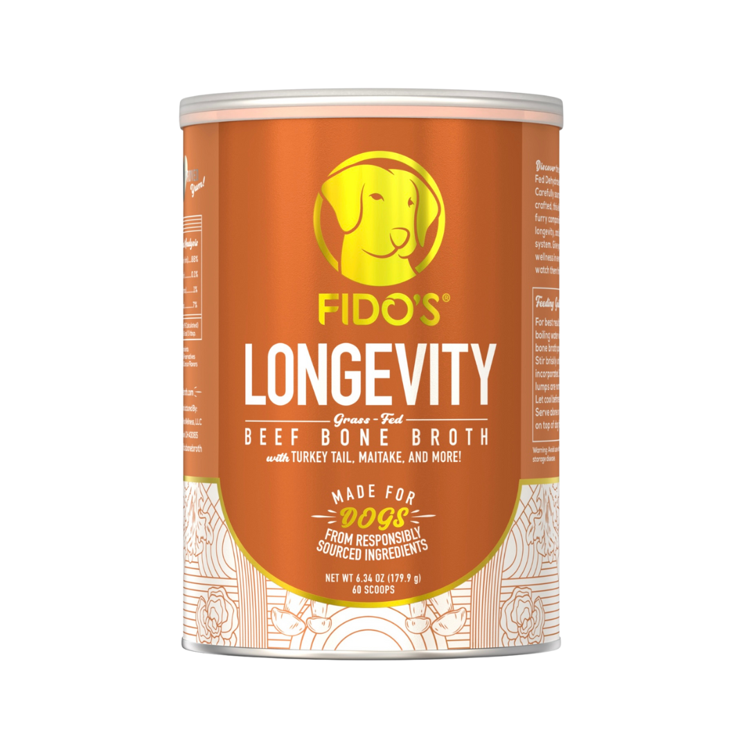 Fido s Dehydrated Bone Broth Powder Longevity The Organic Dog Shop