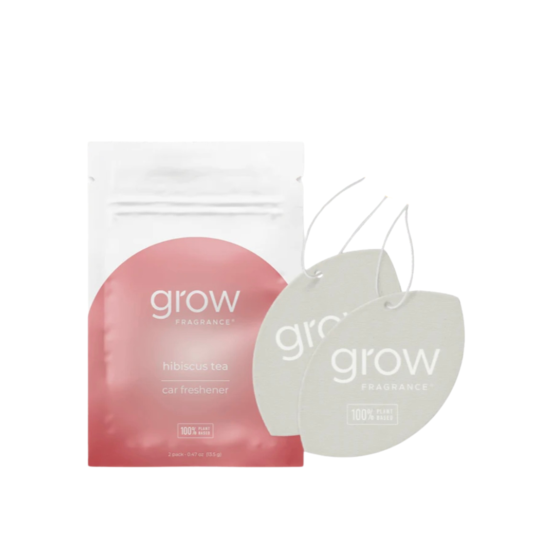 Grow Natural Car Fresheners | Hibiscus Tea