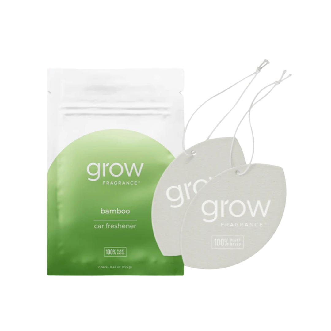 Grow Natural Car Fresheners | Bamboo