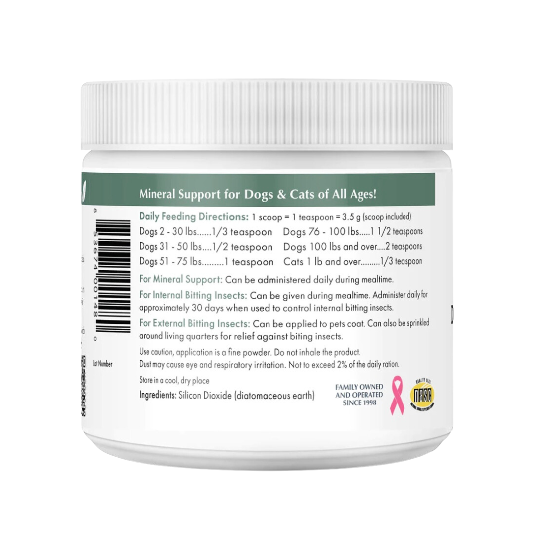 Wholistic Pet Organics Diatomaceous Earth | Natural Parasite Control