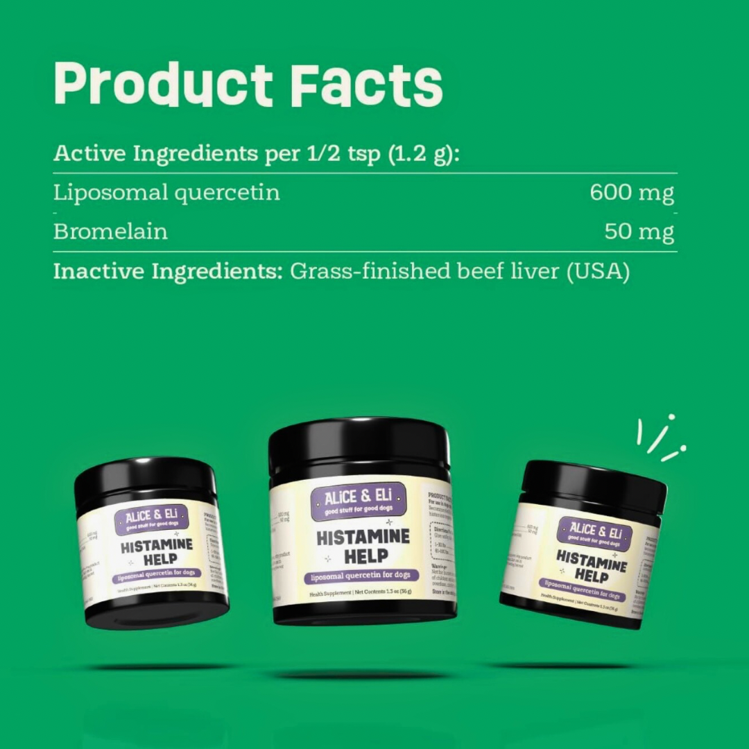 Alice & Eli Histamine Help | Natural Allergy + Histamine Support
