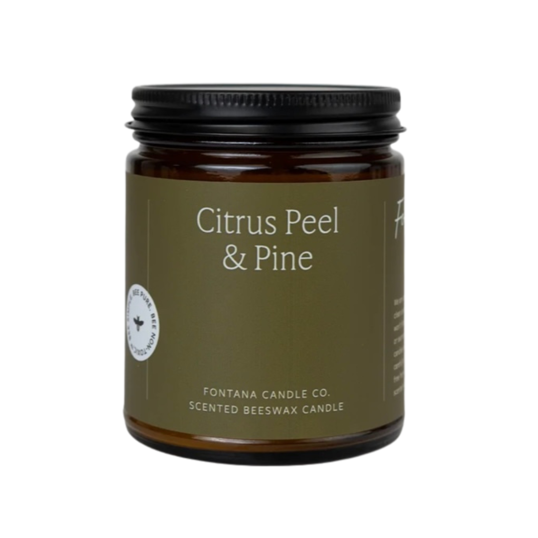 Fontana Essential Oil Candle | Citrus Peel + Pine