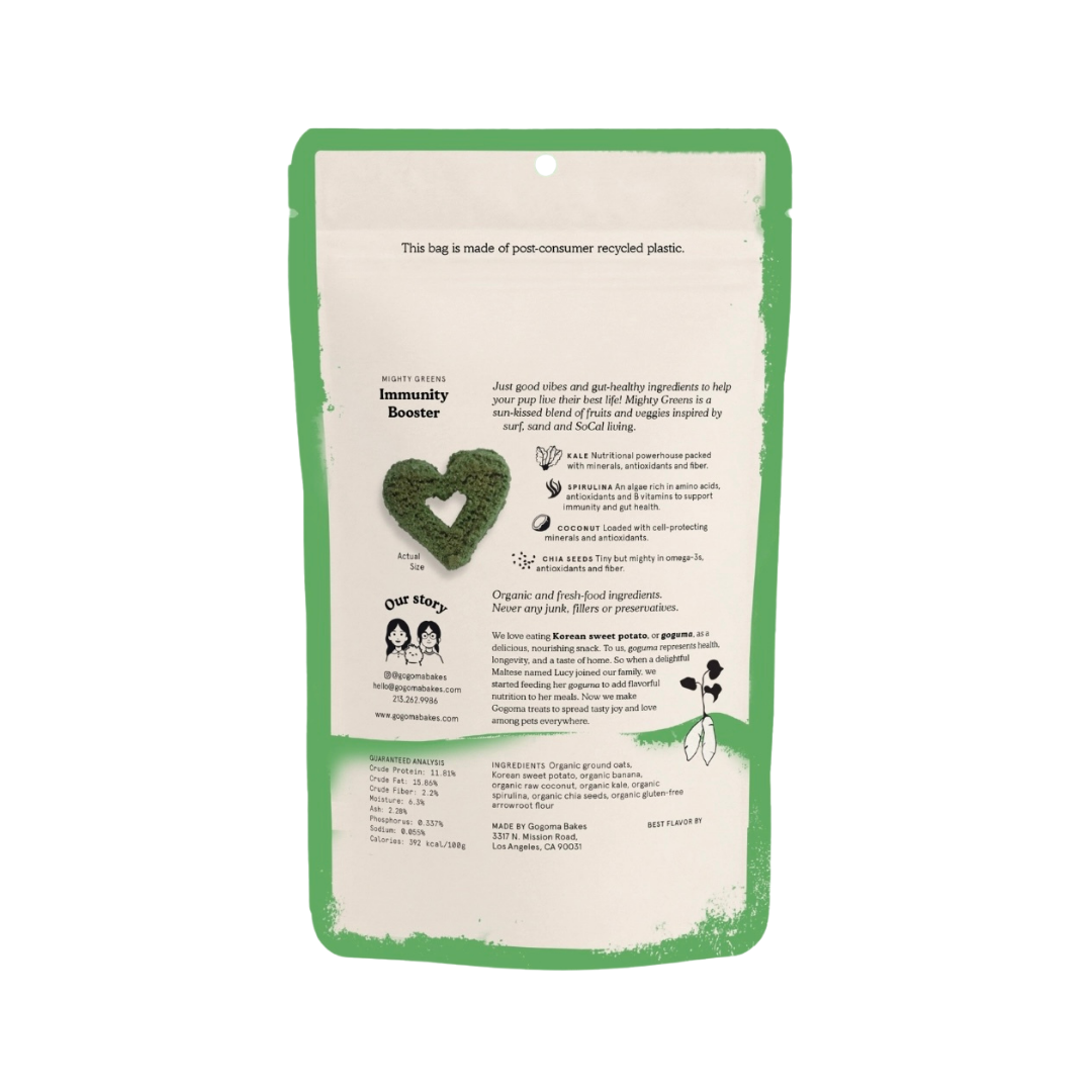 Gogoma Treats Spirulina + Coconut | Immunity Booster