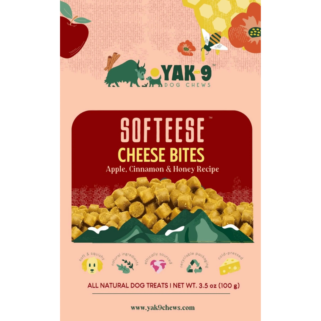 Yak9 Softeese Yak Cheese Bites | Apple Cinnamon