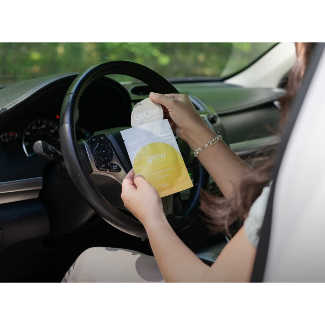 Grow Natural Car Fresheners | Coconut Pineapple