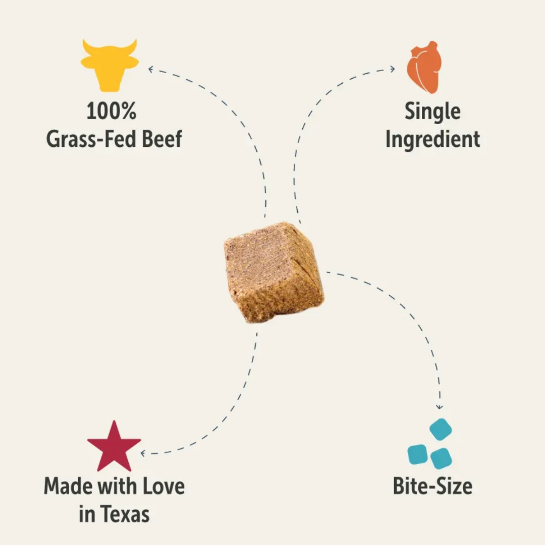 Four Leaf Rover Beef Heart Treats