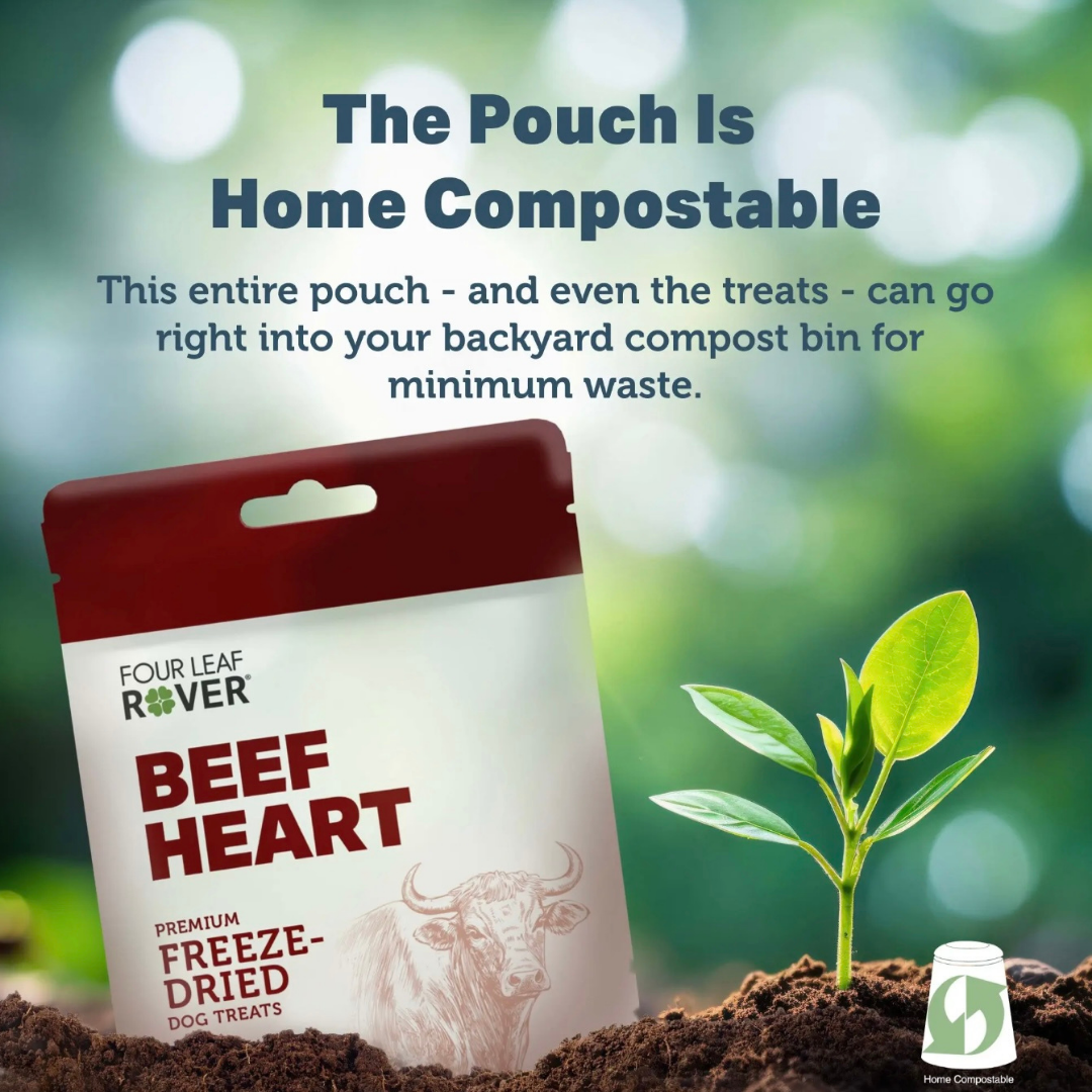 Four Leaf Rover Beef Heart Treats