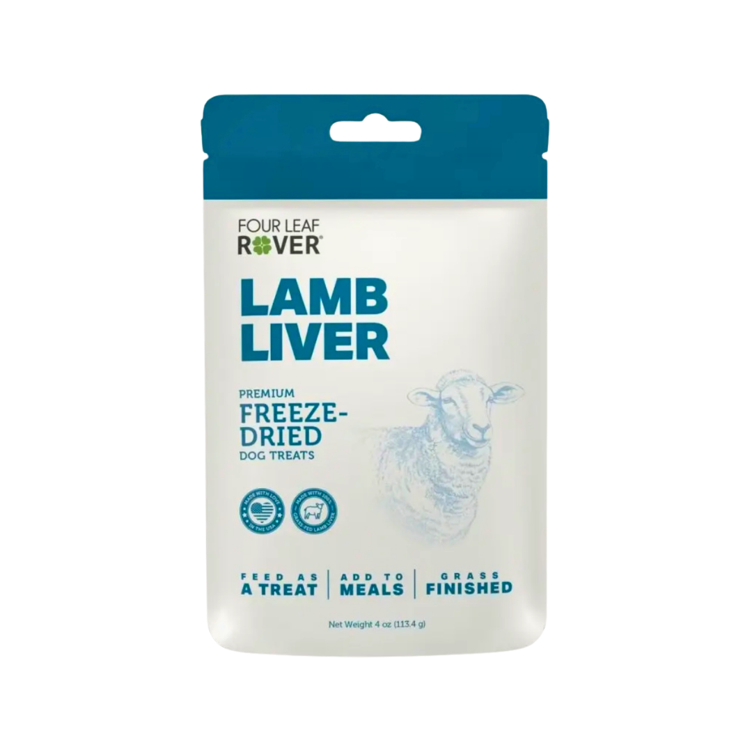 Four Leaf Rover Lamb Liver Treats