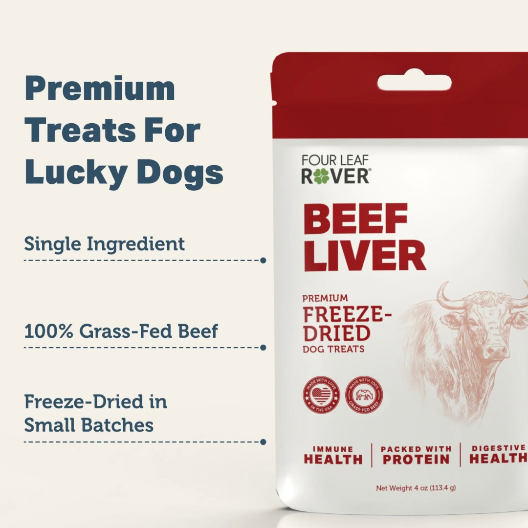 Four Leaf Rover Beef Liver Treats