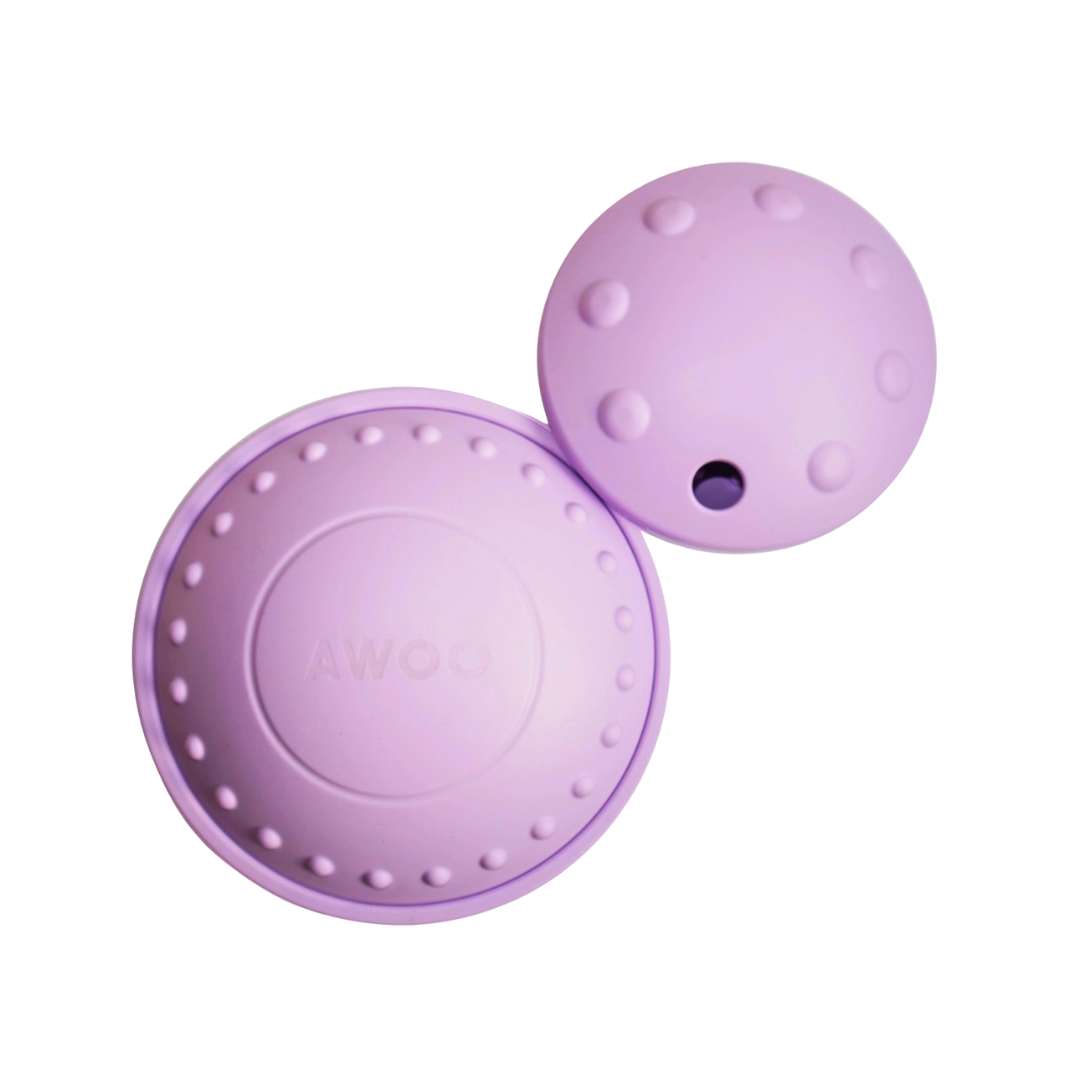 Awoo Flying Saucer | Silicone Puzzle + Slow Feeder + Lick Mat