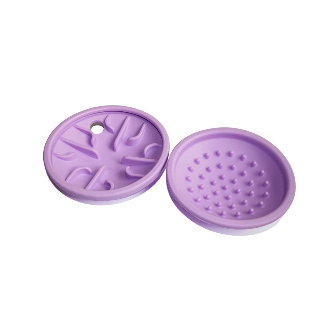 Awoo Flying Saucer | Silicone Puzzle + Slow Feeder + Lick Mat